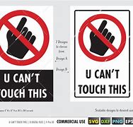 Image result for Do Not Touch SVG Image