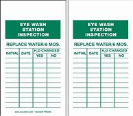 Image result for Eyewash Station Inspection Form