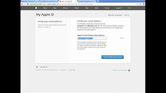 Image result for Apple ID Email Verification Page