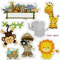 Image result for Animal Cake Toppers Printable