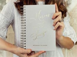 Image result for Wedding Planner Notebook