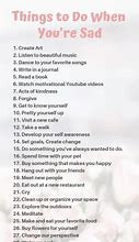Image result for Things to Do When You Are Sad