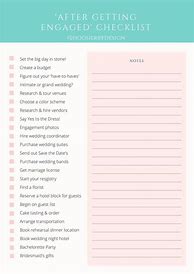 Image result for Marriage List for Engagement and Wedding