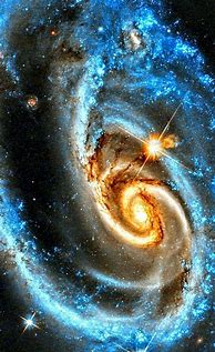 Image result for Planets and Spiral Galaxy Digital Art