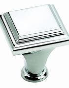 Image result for Square Chrome Cabinet Knobs