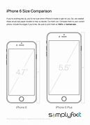 Image result for Actual Size Picture of iPhone 6