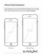 Image result for Actual Size of iPhone 6 and 6Plus