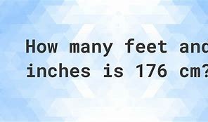 Image result for 176 Cm to Feet Height