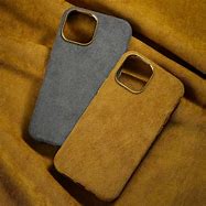 Image result for Suede Leather Case for Ipone 13 Mini