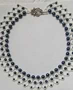Image result for Jack and Jill Pimk Blue and Pearl Bead Necklace
