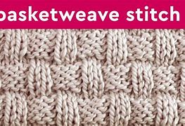 Image result for Basket Knit Stitch