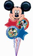 Image result for Mickey Mouse with Balloons