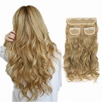 Image result for Real Hair Clip On Extensions