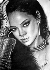 Image result for Rihannna Drawing