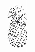 Image result for Cartoon Pineapple Line Drawing