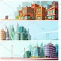 Image result for Buildings Cartoon with Names