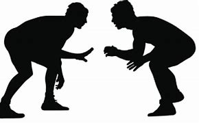 Image result for Silhouette Wrestler People