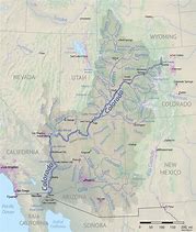 Image result for Colorado River Map