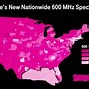 Image result for T-Mobile 600 MHz Signal Map