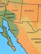 Image result for Sonoran Desert Mexico Map