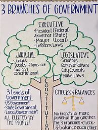 Image result for Three Branches of Government Anchor Chart