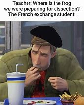 Image result for French Frog Meme