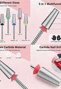 Image result for Drill Bit Guide 4 Nails