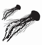 Image result for Jellyfish Silhouette Stencil