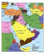 Image result for Geography Map of Middle East