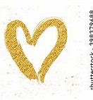 Image result for Gold Glitter Heart