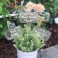 Image result for Beautiful Plant Tags