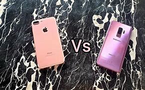 Image result for Sumsung S9 vs iPhone 7Plus