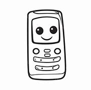 Image result for Cell Phone Outline Drawing