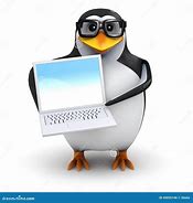 Image result for Laptop Apple and Penguin