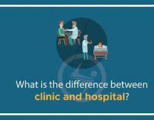 Image result for Difference Between Hospital and Clinic