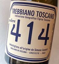 Image result for Podere 414 Trebbiano Bianco Toscana
