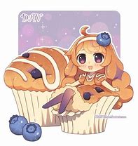 Image result for Anime Girl Chibi Kawaii Sweets