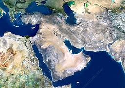 Image result for World Map. Satellite Middle East