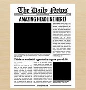 Image result for Newspaper Front Page Generator Meme