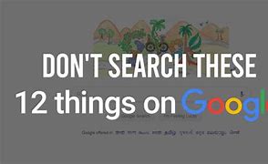 Image result for Don't Search This On Google