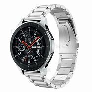 Image result for Silver Chain Black Samsung Watch