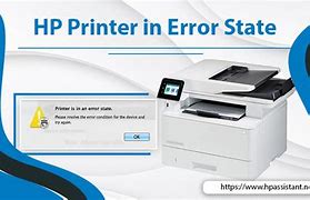Image result for HP Printer in Error State