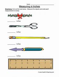Image result for Math Measurement Worksheets Inches