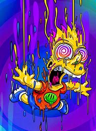 Image result for Simpsons Drip Wallpaper