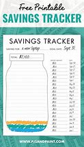 Image result for Printable Savings Account Sheet