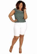 Image result for White Plus Size Shirt with Bling