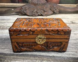 Image result for Hand Carved Jewelry Boxes