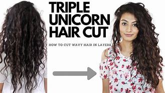 Image result for Unicorn Cut Curly Hair