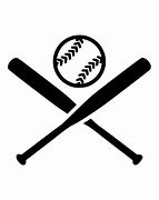 Image result for Baseball Bat and Ball Logo