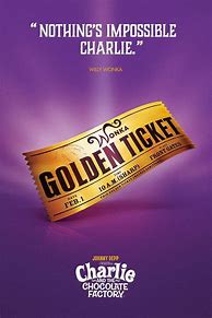 Image result for Charlie and the Chocolate Factory 2005 Logo